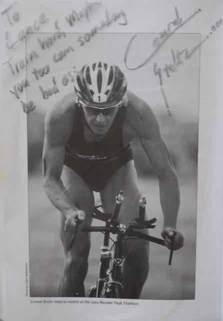 Conrad Stoltz message to Lance Armstrong