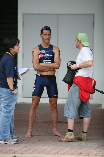 Craig Alexandar triathlete Rich Seow