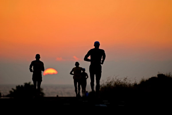 Ironman World Championship sunset Rich Cruse