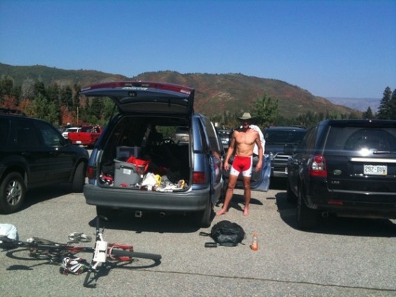 Conrad Stoltz after XTERRA Utah 2009