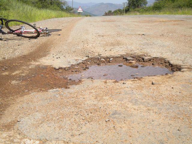 Conrad Stoltz South Africa training potholes