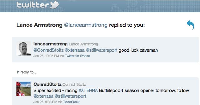 conrad-stoltz-lance-armstrong-tweet