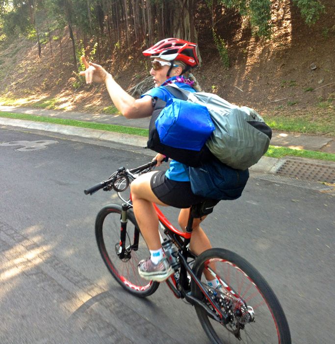 LIezel Stoltz supporter Conrad Stoltz Caveman XTERRA Worlds Kapalua