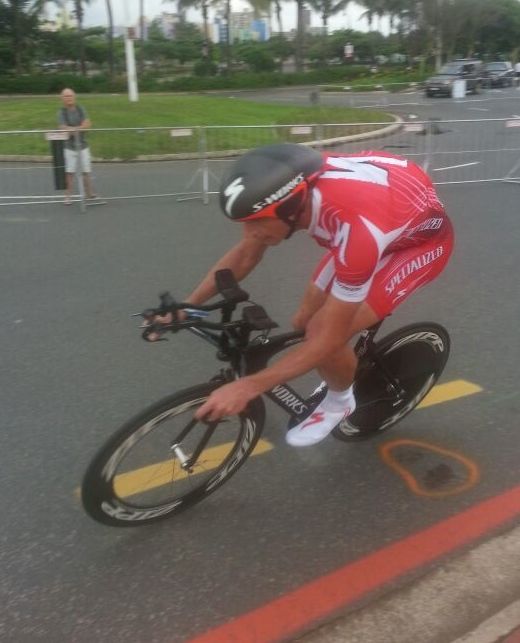 Conrad Stoltz Caveman SA Time Trial Champs 2014 Specialized Shiv, McLaren, Rotor XQL, Squirt lube, Suunto corner