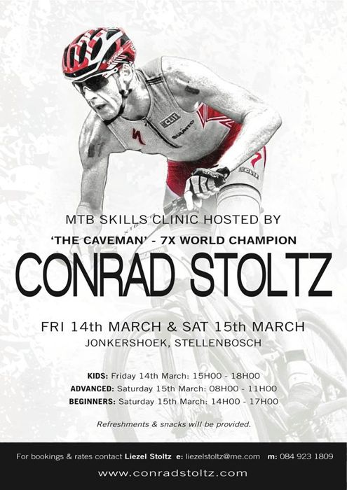 Conrad Stoltz Caveman Skills Clinic Jonkershoek Stellenbosch March 14&15