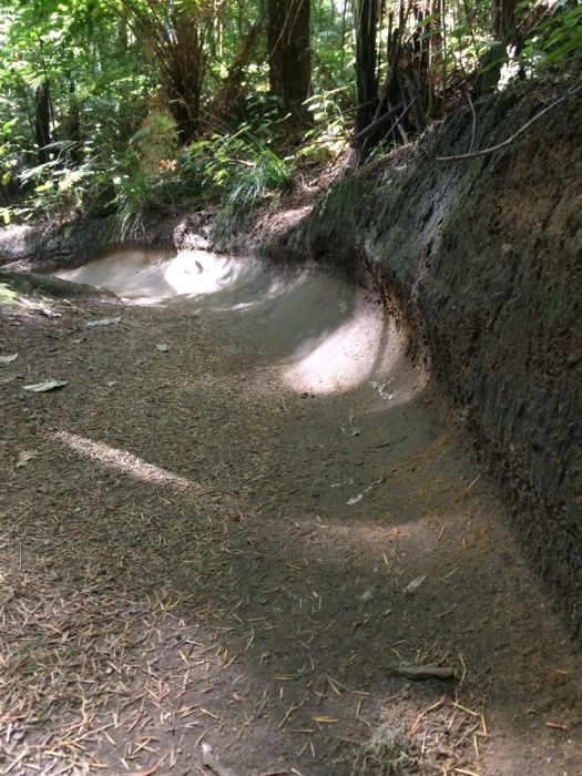 Conrad Stoltz XTERRA New Zealand Rotorua bike course berm