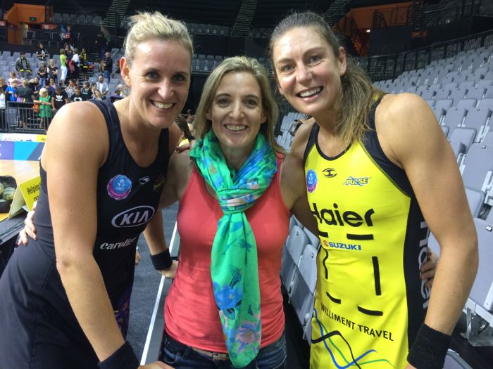 Leana de Bruin, Liezel Stoltz, Irene van Dyk Netball