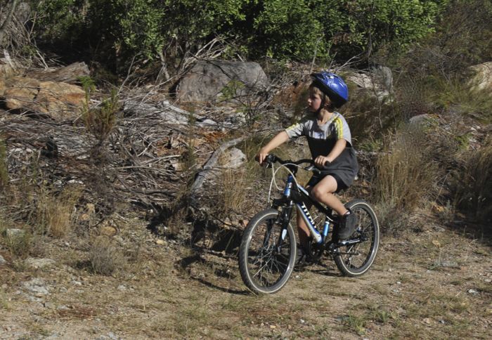 Conrad Stoltz Caveman MTB Skills clinic Tom