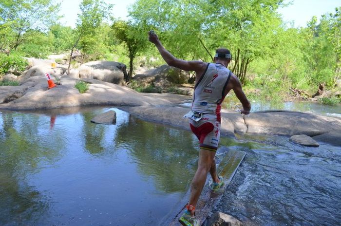 Conrad Stoltz Caveman XTERRA Richmond Hoka One One Huaka plank walk