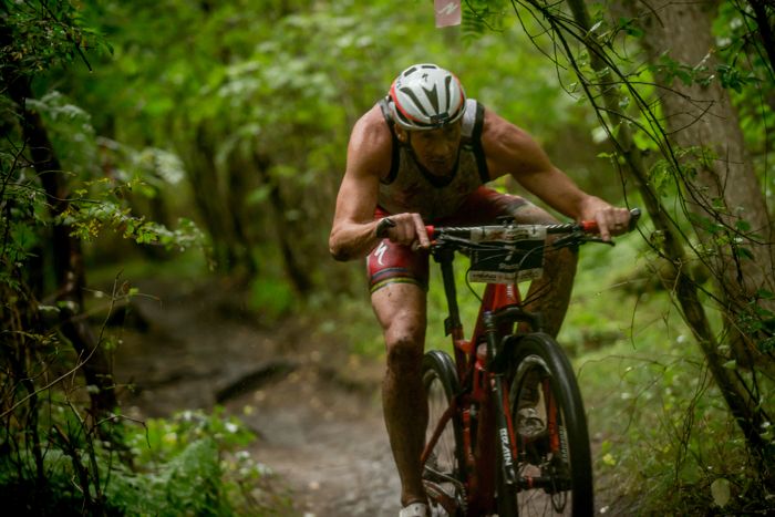 Conrad Stoltz Caveman XTERRA Denmark Specialized, Suunto, Hoka, ClifBar command post, Evade helmet , mtb