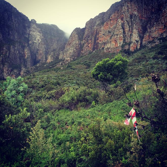 Conrad Stoltz Caveman Trail building Banhoek valley