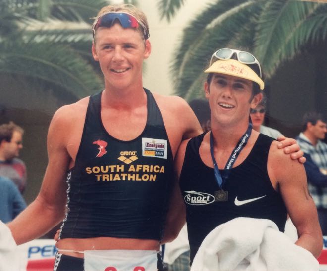 Conrad Stoltz Lieuwe Boonstra 1998 ITU African Triathlon Championships Swakopmund Namibia