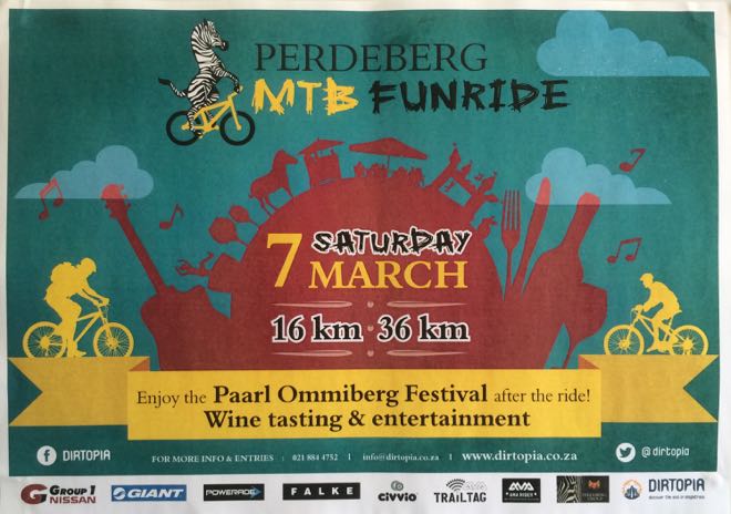 Perdeberg MTB Funride, Ommiberg Festival, Conrad Stoltz