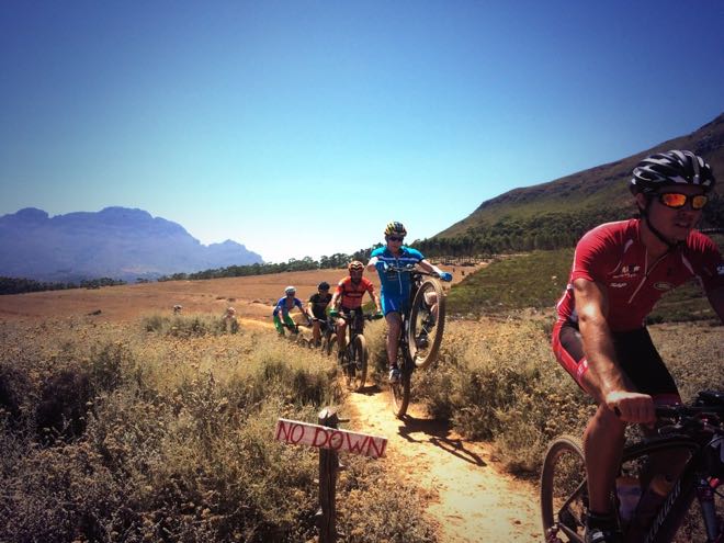 Riding G-spot Stellenbosch with Roger Serrano, Jim Thijs , conrad Stoltz & friends