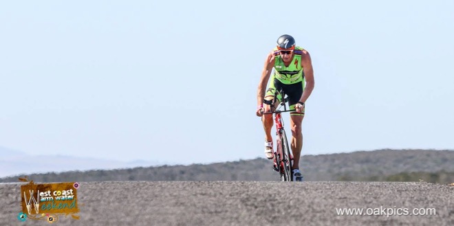 Conrad Stoltz Caveman Westcoast Warm Water Weekend Triathlon Specialized Shiv, Sworks McLaren TT helmet, Squirt lube, Suunto Ambit3, ClifBar, Oakley, LOOK pedals, Langebaan lagoon, Altra Running